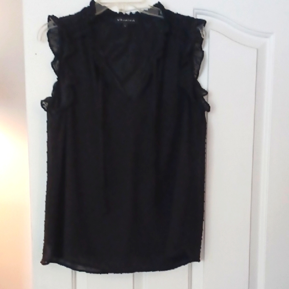 Elegant Black Sleeveless Top